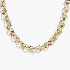 NWOT Readymade Gold Chunky Facet Chain Statement Necklace